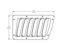 XB3 - Slanted Hood Louver Kit | Verus Engineering
